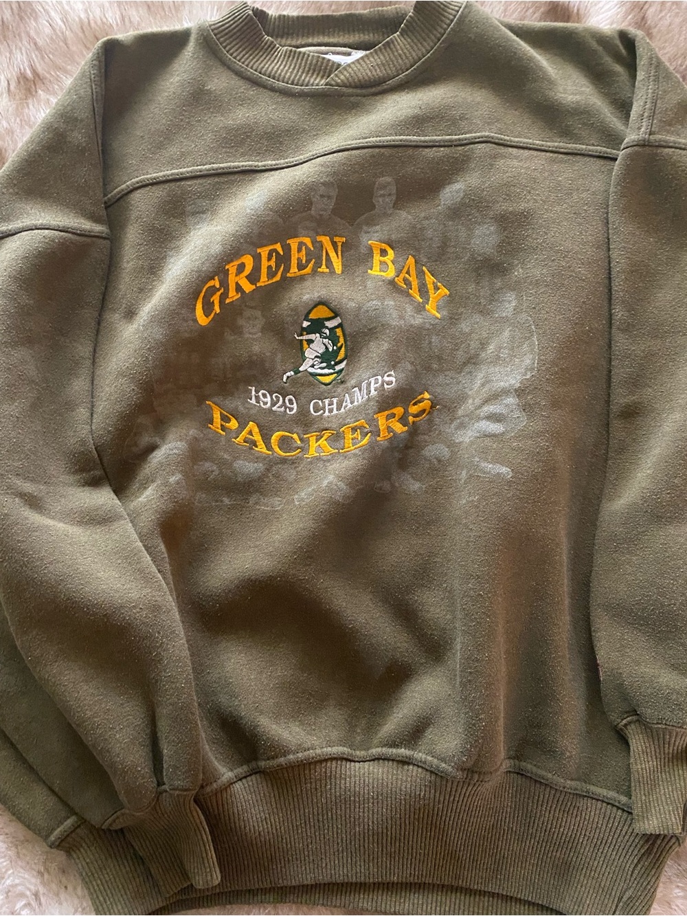 Vintage Green Bay Packer Crewneck Sweatshirt